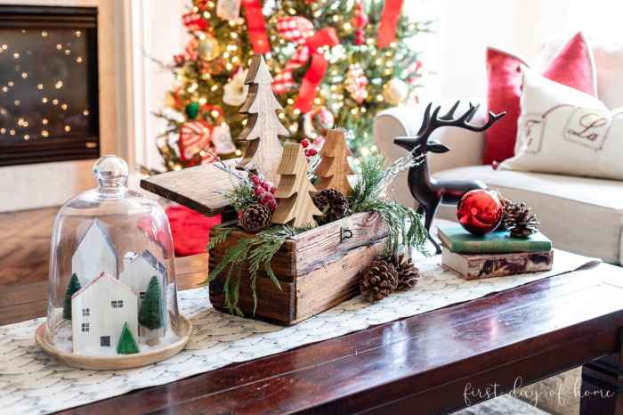 Christmas coffee table decoration ideas