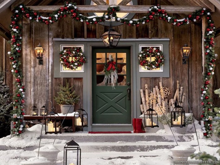 Christmas exterior ideas decorating decoration front inspirationseek